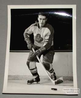 Late 50s Montreal Royals Yves Locas Hockey Photo  