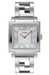 Fendi Quadro   Large Stainless Steel Bracelet Watch $775.00