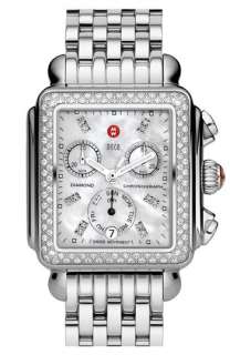 MICHELE Deco Diamond Day Customizable Watch  