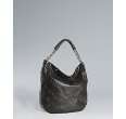 Furla deep taupe suede Frieze chain strap hobo   