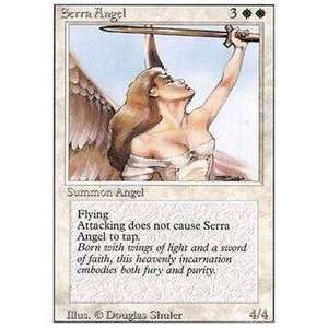    Magic the Gathering   Serra Angel   Revised Edition Toys & Games