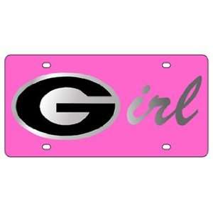  University of Georgia License Plate   Girl Automotive