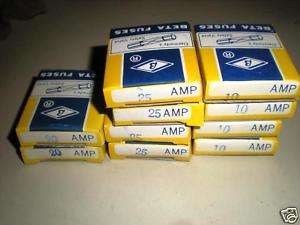 NOS Beta Fuses Lot 10 250 20 Amp  