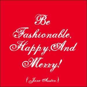  Fashionable, Happy & Merry Holiday Card 10 Pk Health 