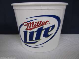 NEW* 4 Miller Lite Plastic Beer Buckets  