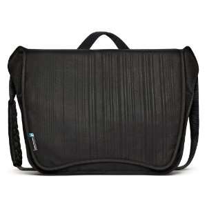  BYO Messenger Bag for 15 17 Inch Laptop, Black Trax (BY 