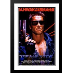 The Terminator Framed and Double Matted 32x45 Movie Poster  