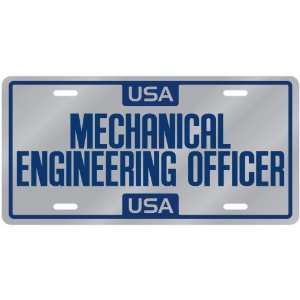  New  Usa Mechanical Engineering Officer  License Plate 