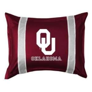   Sooners Sports Coverage Sidelines Pillow Sham NCAA