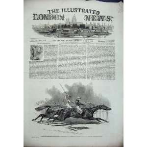  1846 Epsom Races Napoleon Ham Pacha Train Theatre Fish 