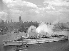 RMS QUEEN MARY Naval MENU 1958 CUNARD Lines  