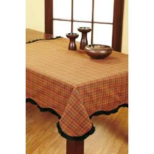  Harvest Time 60x60 Scalloped Table Cloth