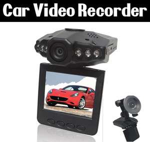 HD Car DVR Video Recorder IR 6 LEDS Night Vision 2.5LCD  