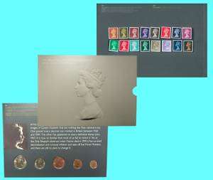 UK Stamp, 2007 Machin Stamp & Coin Pres Set  