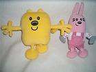 WOW WUBBZY WIDGET PLUSH LOT TY beanie babies pink yellow stuffed 8 