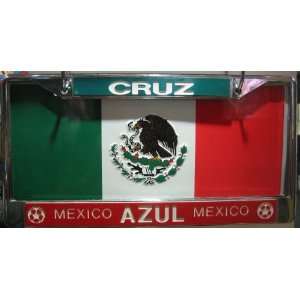  Mexican License Plate Frame/Cruz Azul Automotive