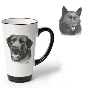   Funnel Cup with Schipperke (6 inch, Black and white)