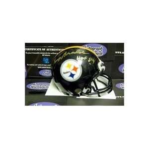 Terry Bradshaw autographed Football Mini Helmet (Pittsburgh Steelers 