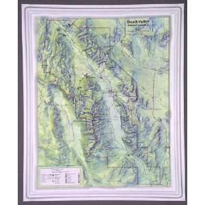   NATIONAL PARK Raised Relief Map with Oak Wood Frame