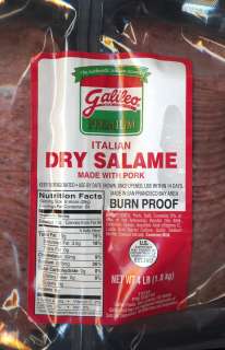   Dry Salame; made by FAMOUS Gallo Salami Huge 4 Pounds FREESHIP  