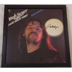 Bob Seger Night Moves Hand Signed Autographed Framed Record Album Lp 
