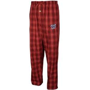   Washington Nationals Red Plaid Event Pajama Pants