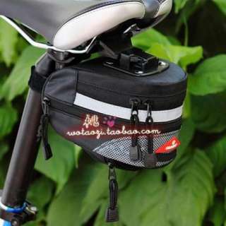   Bicycle Bike Saddle Outdoor Pouch Seat Tail Bag waterproof Black