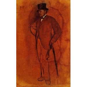  Oil Painting Achille De Gas Edgar Degas Hand Painted Art 