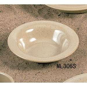  Bowl, 8 Oz., 6 Dia., Rimmed, Melamine, Sand, Mile Stone 