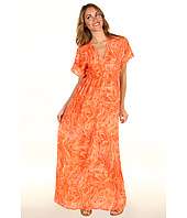 MICHAEL Michael Kors   Crystal Gauze Smocked Maxi Dress
