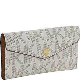 MICHAEL Michael Kors MK Logo Saffiano Carryall Wallet   