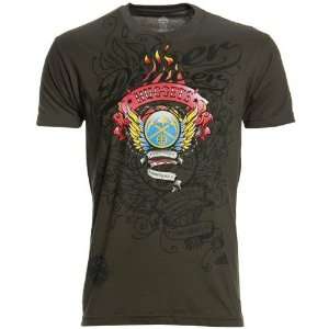  adidas Denver Nuggets Charcoal Flame Thrower Premium T 