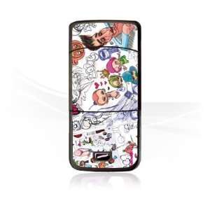   Skins for Nokia 6680   Aiko   Scarabocchi Design Folie Electronics