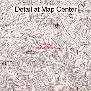  USGS Topographic Quadrangle Map   Garlock, California 