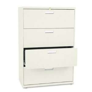   36 4 Drawer Lateral Metal Filing Cabinet with Locks