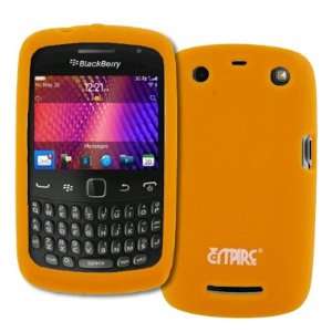   Orange Silicone Skin Case Cover for BlackBerry Curve 9350 Electronics