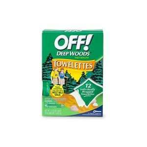 Off Deep Woods Insect Repellent Towelettes 12ea Health 