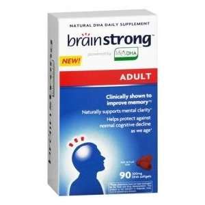  Brainstrong Adult Softgels Size 90 Health & Personal 