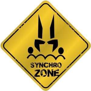  New  Synchro Zone  Crossing Sign Sports