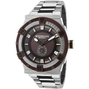  Mens Falcon Brown Dial Stainless Steel