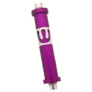  Cylinder Mezuzah in Purple