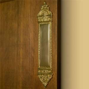  Maltesia Brass Push Plate   Polished & Lacquered Brass 