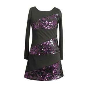  Black and Purple Sparkle Dress (16)   X48877 Everything 