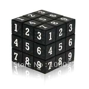  3 x 3 x 3 small arabic numbers brain teaser iq cube puzzle 