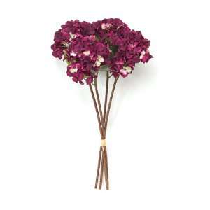   Red Violet Hydrangea Artificial Flower Bouquets 18