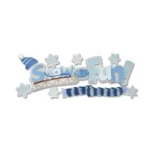  Jolees Boutique Title Wave Stickers Snow Much Fun SPJT 45 