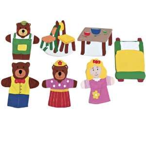   Way Storytelling Puppet Set   Goldilocks & 3 Bears Toys & Games