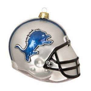  Detroit Lions 4 Team Glass Helmet Ornament Sports 