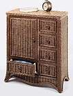 Old Fashion Classic New Wicker Furniture Storage Cupboard #DRC205