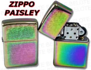 Zippo Lighters PAISLEY Spectrum Lighter 24902 **NEW**  